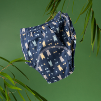 Man printed bear
